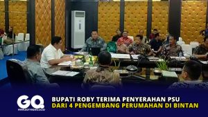 Bupati Roby Terima Penyerahan PSU dari 4 Pengembang Perumahan di Bintan