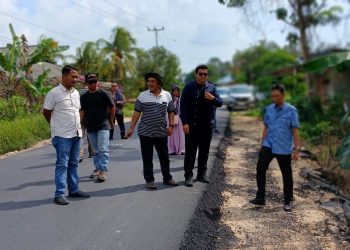 PUPR Kepri Rampungkan Revitalisasi Jalan Penghubung KM 14 Tanjugberlian Karimun.