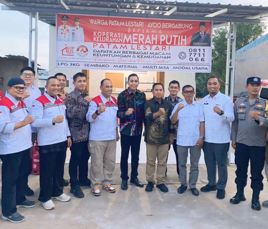 Peninjauan Koperasi Merah Putih di Kota Batam.