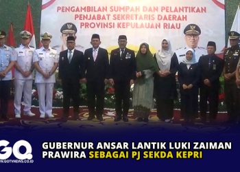 Gubernur Ansar Lantik Luki Zaiman Prawira Sebagai PJ Sekda Kepri