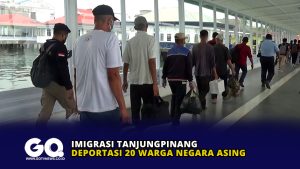 Imigrasi Tanjungpinang Deportasi 20 Warga Negara Asing