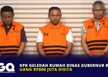 KPK Geledah Rumah Dinas Gubernur Riau, Uang Rp800 Juta Disita