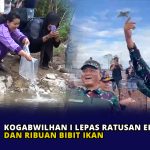 Kogabwilhan I Lepas Ratusan Ekor Burung dan Ribuan Bibit Ikan