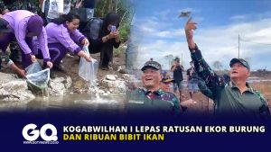 Kogabwilhan I Lepas Ratusan Ekor Burung dan Ribuan Bibit Ikan