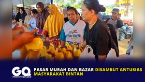 Pasar Murah dan Bazar Disambut Antusias Masyarakat Bintan