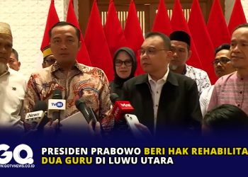 Presiden Prabowo Beri Hak Rehabilitasi Dua Guru di Luwu Utara