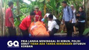 Pria Lansia Meninggal di Kebun, Polisi Sebut Tidak Ada Tanda Kekerasan Ditubuh Korban