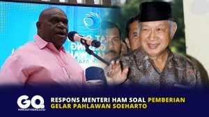Respons Menteri HAM Soal Pemberian Gelar Pahlawan Soeharto