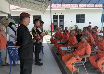 Rutan Karimun Hadirkan Pos Kesehatan Keliling di Blok Hunian.