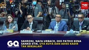 Sahroni, Nafa Urbach, Eko Patrio Kena Sanksi Etik, Uya Kuya dan Adies Kadir Tak Bersalah!