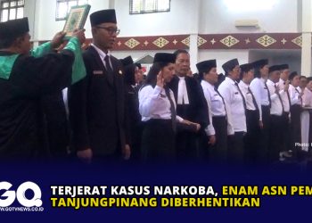 Terjerat Kasus Narkoba, Enam ASN Pemko Tanjungpinang Diberhentikan