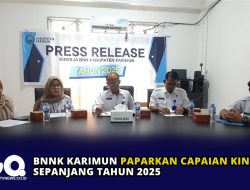 BNNK Karimun Paparkan Capaian Kinerja Sepanjang Tahun 2025
