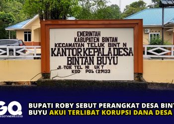 Bupati Roby Sebut Perangkat Desa Bintan Buyu Akui Terlibat Korupsi Dana Desa