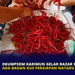 DKUMPSDM Karimun Gelar Bazar Pangan, Ada Bahan Kue Persiapan Nataru