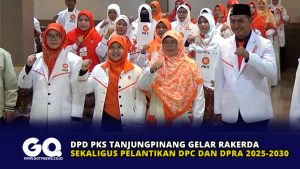 DPD PKS Tanjungpinang Gelar Rakerda Sekaligus Pelantikan DPC dan DPRA 2025-2030