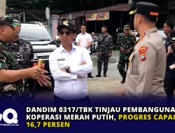 Dandim 0317/TBK Tinjau Pembangunan Koperasi Merah Putih, Progres Capai 16,7 Persen