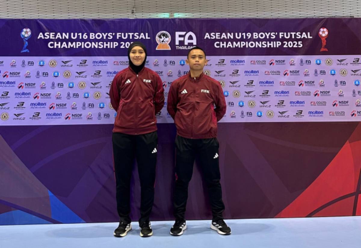 Dua Wasit Indonesia Ditunjuk Bertugas di ASEAN U-16 & U-19 Boys’ Futsal Championship 2025.