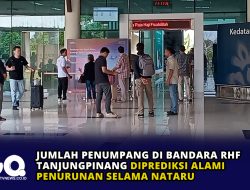 Jumlah Penumpang di Bandara RHF Tanjungpinang Diprediksi Alami Penurunan Selama Nataru