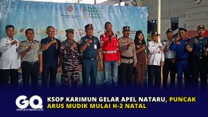 KSOP Karimun Gelar Apel Nataru, Puncak Arus Mudik Mulai H-2 Natal