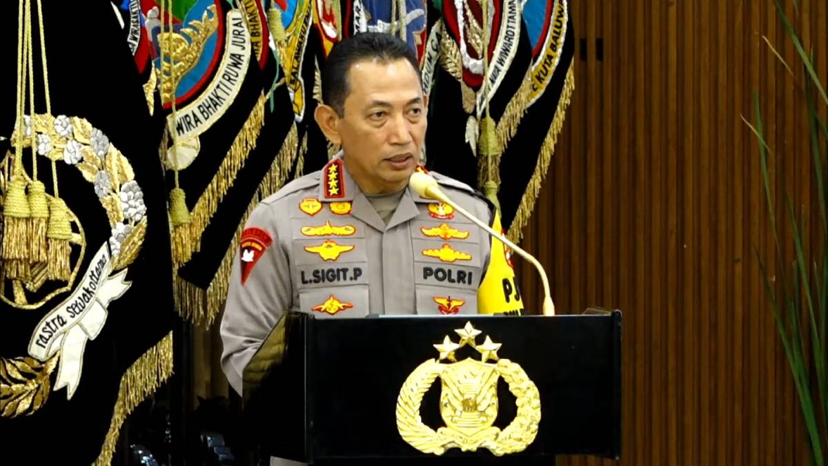 Kapolri Listyo Sebut Survei Kepercayaan Publik Polri Menunjukkan Tren Positif Tahun 2025.