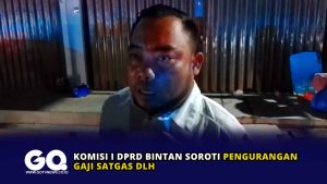 Komisi I DPRD Bintan Soroti Pengurangan Gaji Satgas DLH