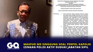 Mahfud MD Singgung Soal Perpol Kapolri Izinkan Polisi Aktif Duduki Jabatan Sipil