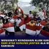 Menikmati Keindahan Alam Karimun dari Atas Gunung Jantan Ala Bupati Karimun