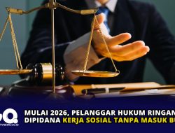 Mulai 2026, Pelanggar Hukum Ringan Dipidana Kerja Sosial Tanpa Masuk Bui