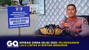 Operasi Zebra Seligi 2025: Pelanggaran Lalu Lintas di Bintan Menurun