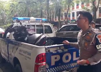 Polisi Belum Tetapkan Tersangka Laka Maut Motor vs Lori di Komplek Bintan Center Tanjungpinang.