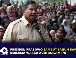 Presiden Prabowo Sambut Tahun Baru 2026 Bersama Warga Aceh Malam Ini