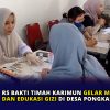 RS Bakti Timah Karimun Gelar Mini MCU dan Edukasi Gizi di Desa Pongkar