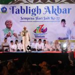 Tabligh Akbar Hari Jadi Ke-77 Kabupaten Bintan, Ribuan Masyarakat Padati Pelataran GOR Tanjung Uban