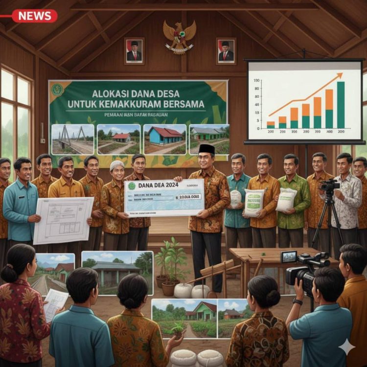 Tunda Salur ADD 2024 di Karimun Tersalurkan 100 Persen ke 42 Desa.