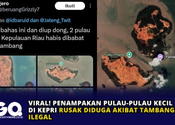 Viral! Penampakan Pulau-Pulau Kecil di Kepri Rusak Diduga Akibat Tambang Ilegal