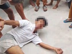 Ketahuan Maling Tangga, Residivis asal Karimun Babak Belur di Hajar Warga