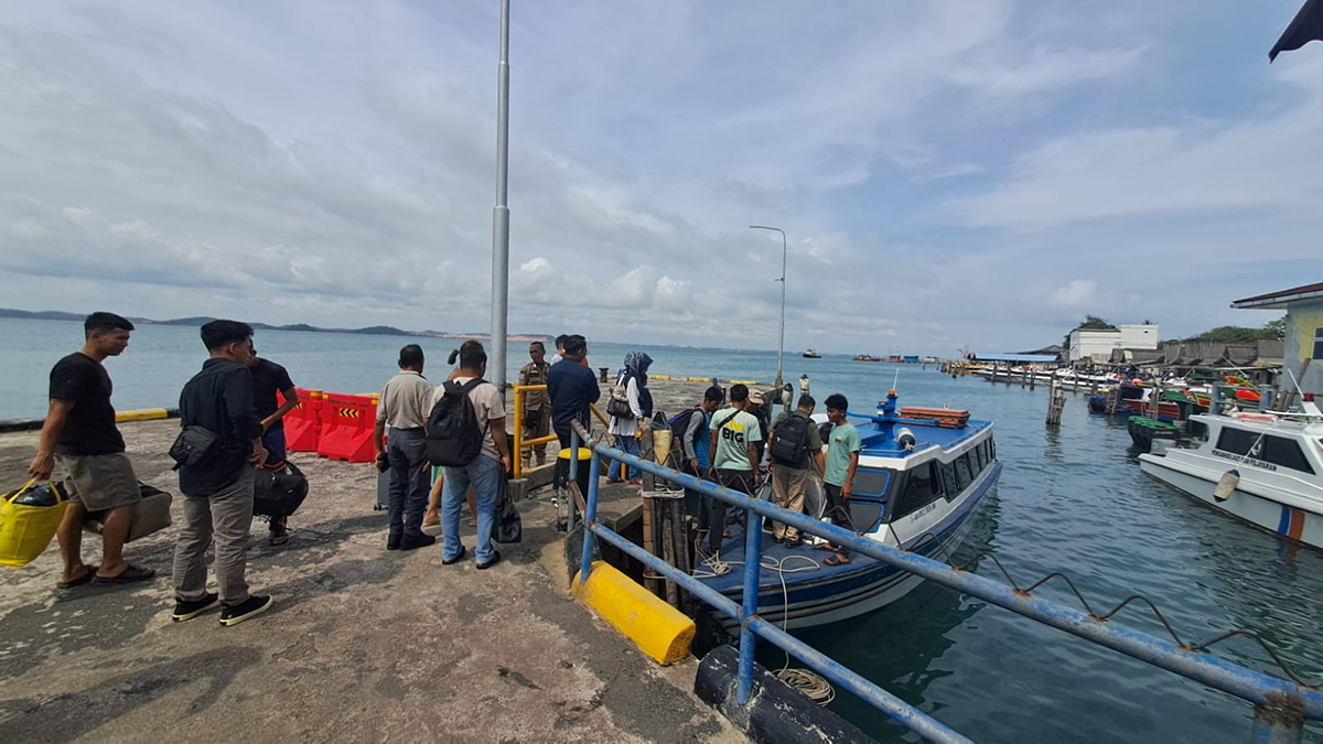 Jumlah Penumpang di Pelabuhan Bulang Linggi Capai 1.093 di Libur Nataru.