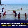 Pantai Trikora Bintan Dipadati Pengunjung saat Libur Nataru