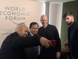 Disela World Economic Forum, Presiden Prabowo Diskusi dengan Zinedine Zidane