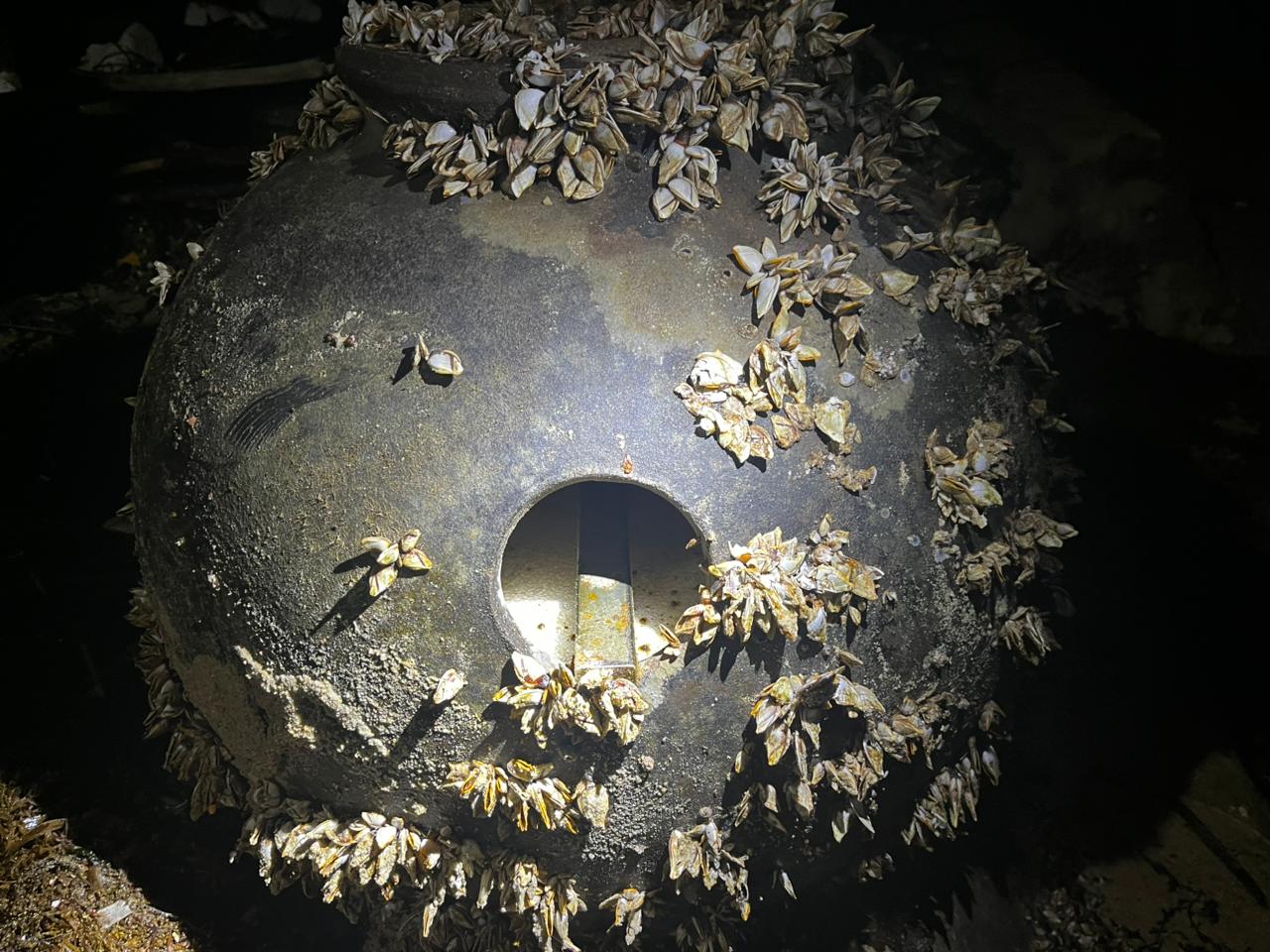 Penjelasan Kapolsek Bintan Utara Soal Temuan Benda Asing Diduga Ranjau Laut di Bintan.