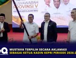 Mustava Terpilih Secara Aklamasi Sebagai Ketua Kadin Kepri Periode 2026-2031