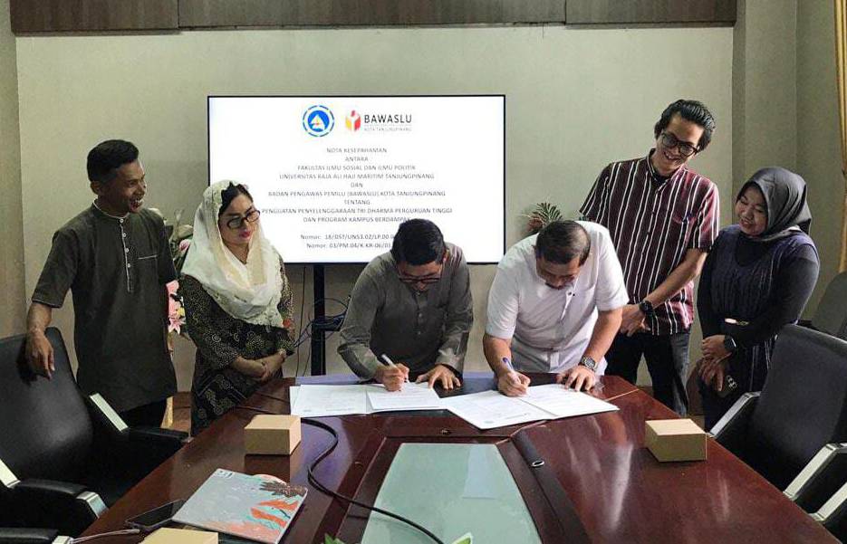 Perkuat Pengawasan Partisipatif, Bawaslu Tanjungpinang Gandeng FISIP UMRAH.