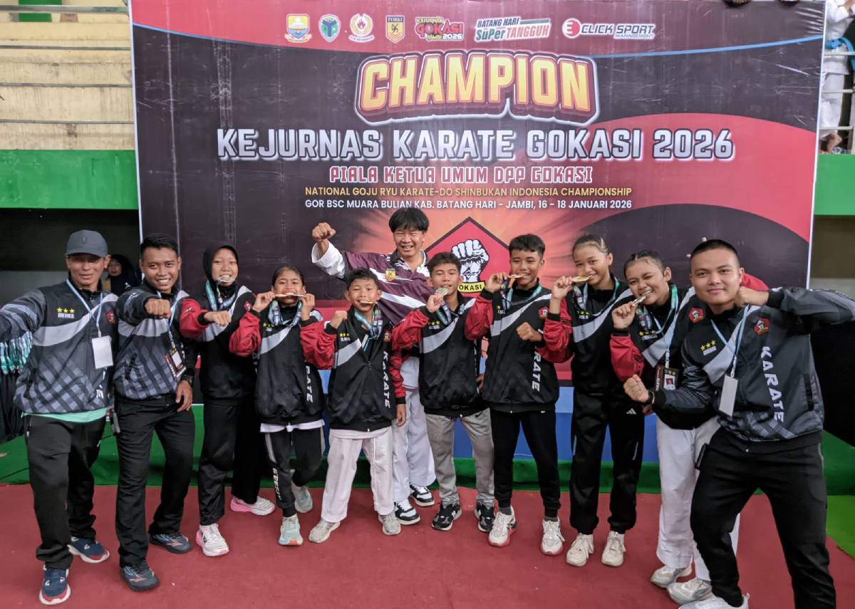 Rutan Karimun Antar Atlet Kepri Bersinar di Kejurnas GOKASI 2026, Sabet 8 Medali.