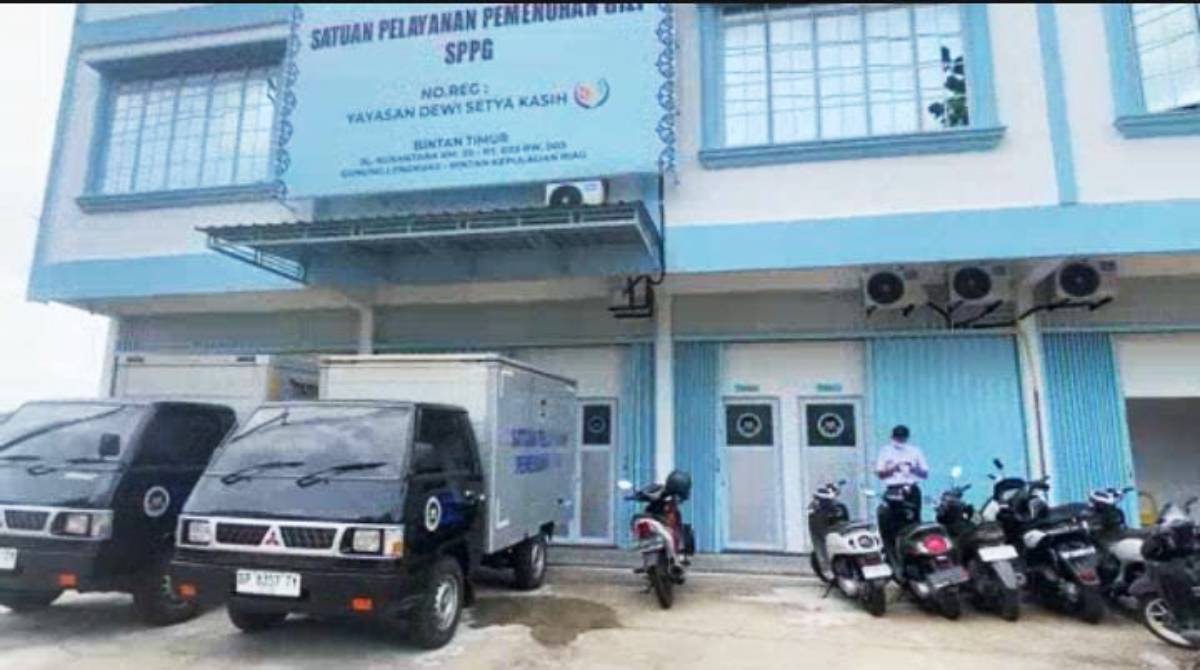 SPPG Gunung Lengkuas Mulai Beroperasi, Layani Dua Sekolah di Bintan.