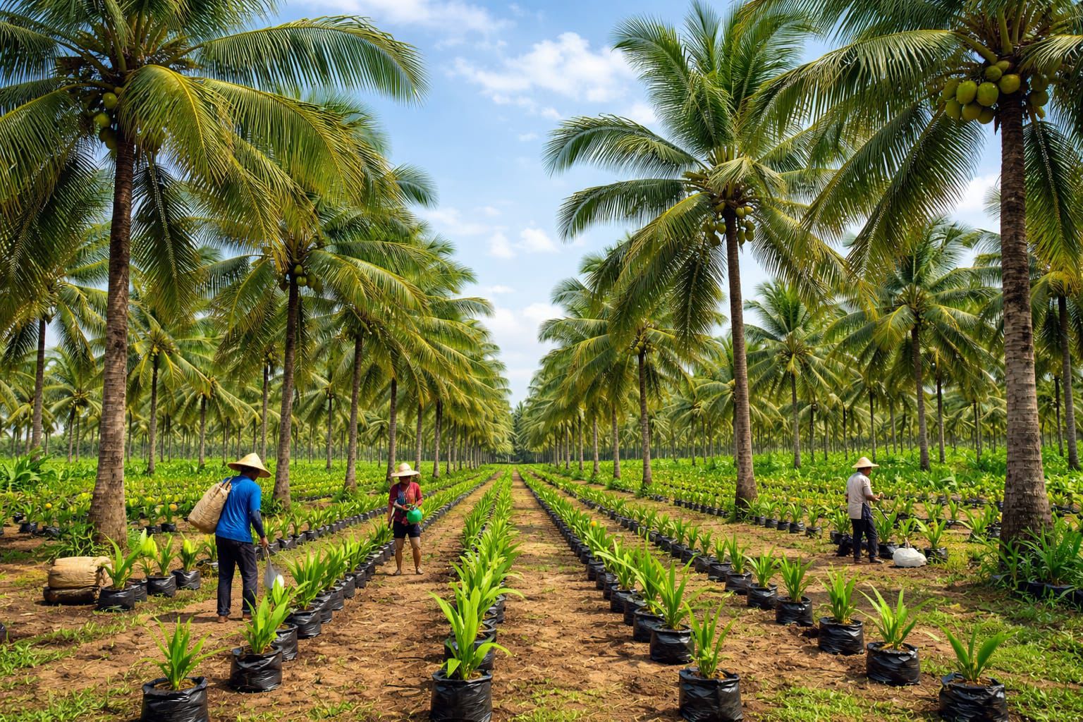 Karimun Bakal Dapat Program Perkebunan Kelapa 500 Hektar.