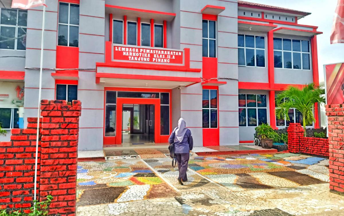 Aksi Lempar Sabu ke Lapas Narkotika Tanjungpinang Digagalkan Petugas.