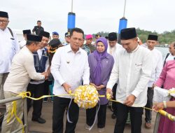 Dermaga Apung HDPE Pelabuhan Jagoh Diresmikan, Konektivitas Kepri Makin Kuat
