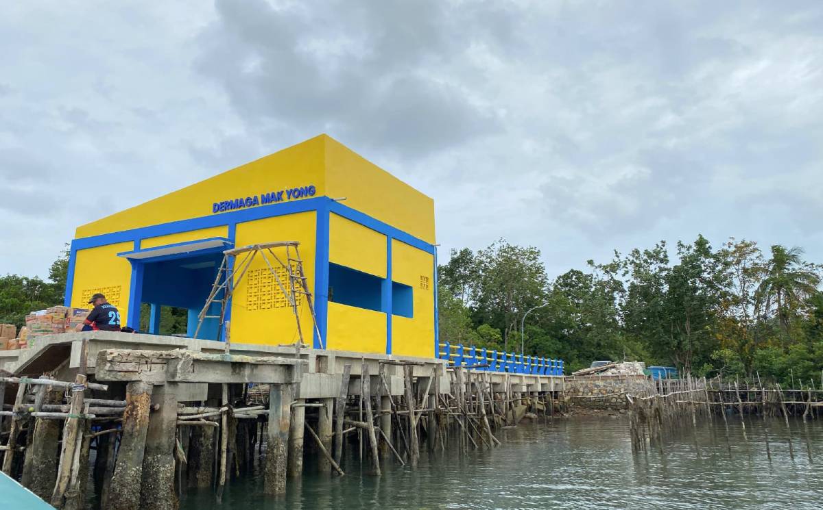 Dermaga 'Mak Yong' Pulau Mantang, Desa Mantang Lama.