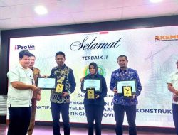 Dinas PUPP Kepri Terbaik Keaktifan Penyelenggaraan Jasa Konstruksi Wilayah I Sumatera