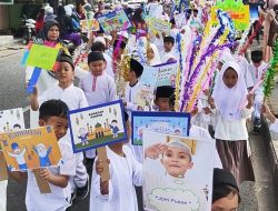 Sambut Ramadan, Ribuan Murid Madrasah Tanjungpinang Gelar Pawai Syiar Islam